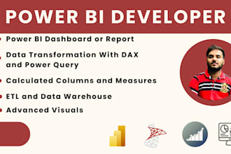 build analytical power bi report for data analysis