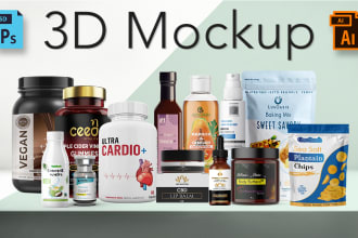 render a 3d mockup of your product