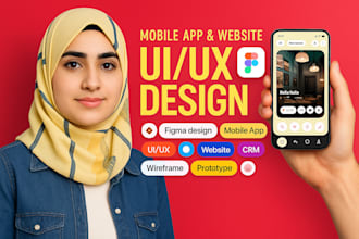 design website UI UX and website mockup in figma, PSD and xd