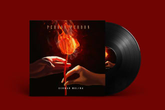design stunning album cover or single cover art