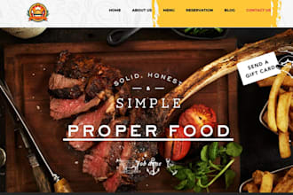 restaurant website with online food ordering system