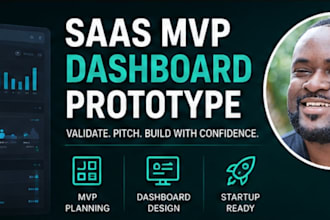 design a saas dashboard or mvp prototype for your startup