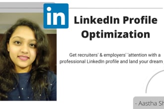 create and optimize a professional linkedin account