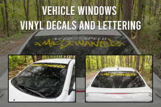 design car van truck vinyl decal sticker wrap and lettering