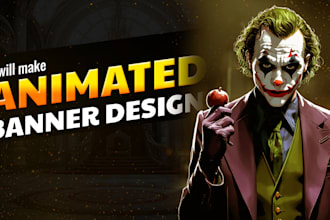 create animated banner design