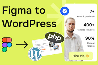 convert figma, adobe xd, PSD to wordpress