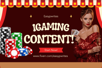 write SEO optimized igaming content, rank above competitors