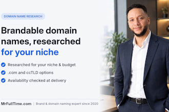 do domain name research and find brandable or expired domains for your niche