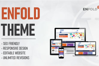 design attractive modern and responsive website using enfold theme