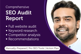 build manual SEO audit report with competitor analysis