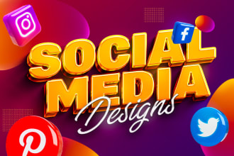 design exclusive social media posts, banner ads, templates
