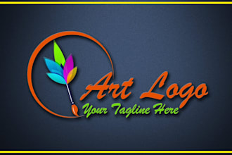 create a different artistic art logo design