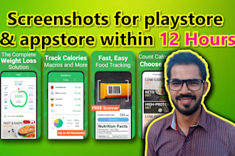 design awesome app screenshots for your android or IOS app