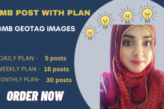 create optimize gmb post with geotag images to rank your local business on top