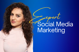 be your marketing and social media manager