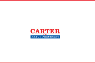 design a modern political campaign logo