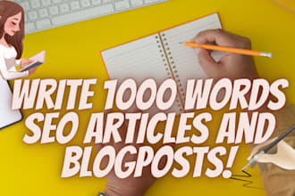 write seo articles and blogposts in 24 hrs