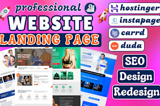 build copy clone migrate squarespace godaddy carrd website unbounce landing page