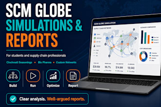 do scm globe simulation, network optimization and supply chain report