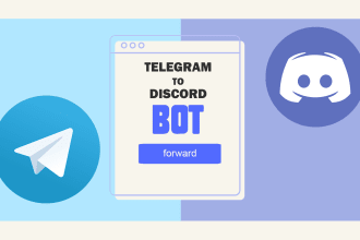 make a bot that forwards messages from telegram to telegram or to discord