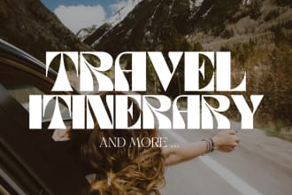 plan your personalized travel itinerary