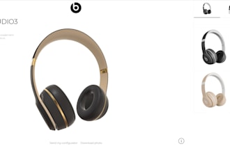 create a 3d configurator for your product using threejs