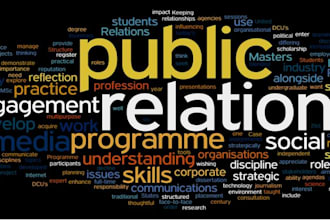 handle public relations essays and research projects