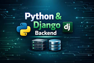 develop a python django backend with rest apis