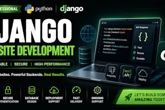 build secure django rest apis and backend systems