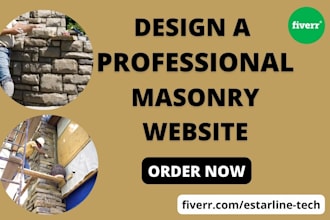 design masonry website for your masonry company