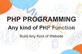be your PHP programmer for your website