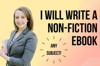 ghostwrite a comprehensive ebook