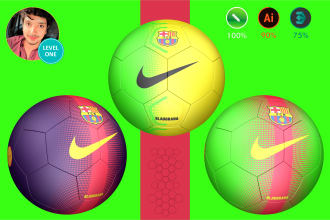 design stunning custom footballs with realistic 3d renders
