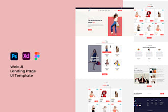 Top 10!  design professional web UI and web template