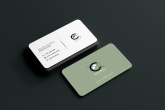 design a professional business card and stationery