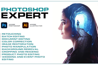 be your expert photoshop designer for stunning image edits