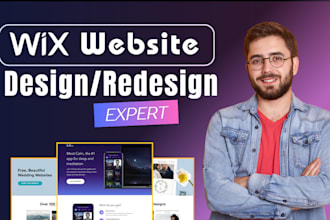 revamp wix website, clone, redesign wix site, design wix website wix development