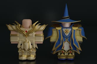 create a 3d modelled clothing or armor for roblox