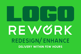 redesign low quality logo into a high quality masterpiece