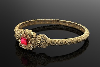 make custom 3d jewelry design for 3d printing
