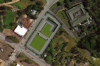 create realistic site plans on the existing image