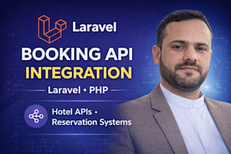 integrate booking or hotel reservation apis in laravel PHP