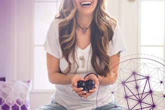 perform distant crystal healing for wellness