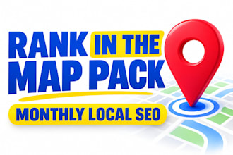do monthly local SEO and google business profile management for you