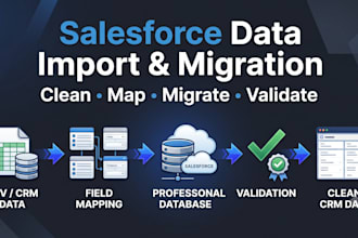 import, migrate and validate your salesforce data