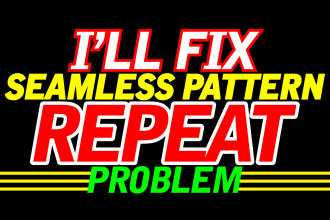 fix repeat issue seamless pattern, floral vector design, textile fabric pattern