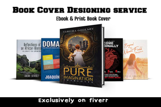 do design your book cover for a kindle, ebook, or paperback, book