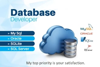 develop and fix database design erd, advanced sql, plsql