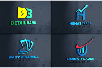do 3d insurance finance tax marketing credit repair consulting minimalist logo