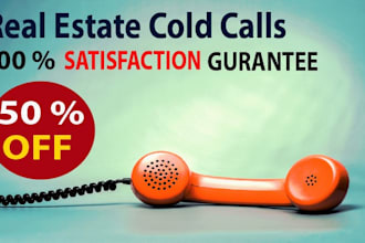 be your VA for real estate cold calling, texting